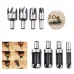 8PCS HSS Cork Drill Bit Set Wood Plug Cutter Drill Cutting Tool Drill Bit Set Bored Hole Tenon Drills