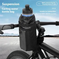 BENGGUO Bike Water Bottle Bag Handlebar Hanging Thermal Insulation Ice-retaining Lightweight Portable Bicycle Front Bag