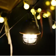 NITECORLR40 Camping Light USB-Rechargeable Tent Lantern 100LM Runtime 65 Hours 3 Light Sources