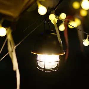 NITECORLR40 Camping Light USB-Rechargeable Tent Lantern 100LM Runtime 65 Hours 3 Light Sources