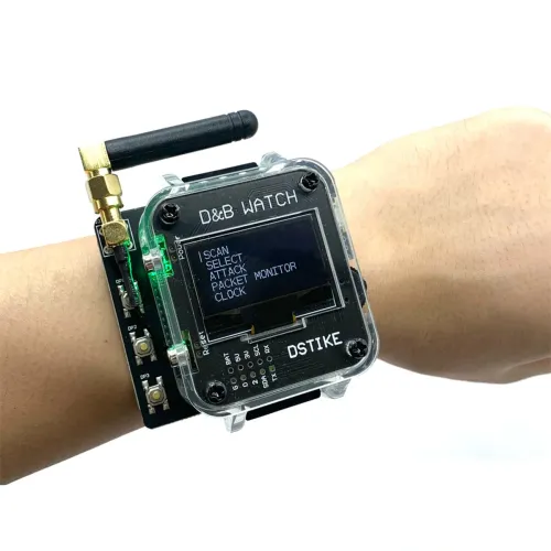 DSTIKE V4 WiFi Deauther & Bad USB Watch ESP8266 & Atmega32u4 Programmable Development Board Attack/Control/Test Tool LOT D