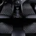 4pcs Universal Leather Car Floor Mats Car Floor Mats 5 Seater Non-slip Floor Liners Interior Accessories Car Carpet Cover