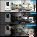 Srihome SH038 5MP 1944P 5G WIFI Wireless PTZ IP Dome Camera AI Humanoid Detection Full Color Night Vision Two-way Intercom Home Security Monitoring Cameras