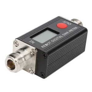 REDOT RD106P 120W Digital SWR Meter SWR&Power Meter FMB VHF UHF 80-999MHz Standing-wave Ratio 1.00-99.9 Support DMR Walkie Talkie