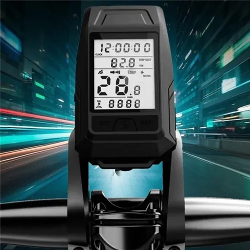 BIKIGH3 in 1 GPWireless Bicycle Computer 120dB Cycling Horn 900LM Bike Headlight Type-Charging Speedometer Horn Light for MTB Night Riding Safety