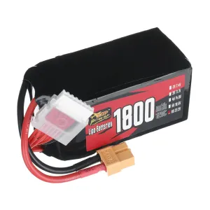 ZOP Power 22.2V 1800mAh 120C 6S LiPo Battery XT60 Plug for RC Drone