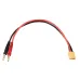 22cm 12/14AWG XT60 Male Plug to 4.0mm Banana Plug  Silicone Cable for B6AC Charger
