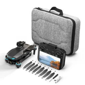 ZLL Beast SG601 MAX GPS 5G WiFi FPV with Large Touchable LCD Screen Controller 4K HD Dual Camera 3-Axis Mechanical Stabilization Gimbal 360 Obstacle Avoidance Brushless Foldable RC Drone Quadcopter RTF