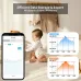 Tuya Zigbe Hanging Temperature Humidity Sensor Removeable Smart Life Thermometer Detector Voice Control with Alexa Google Home