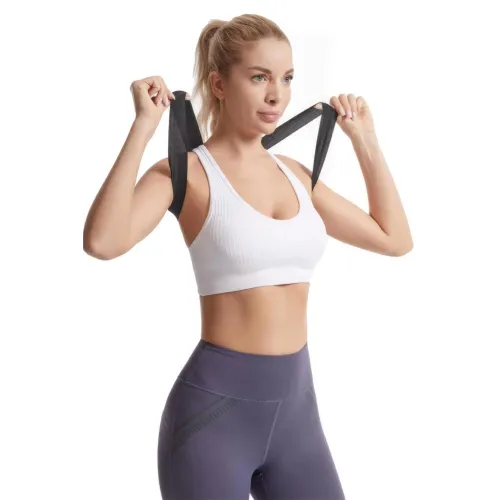 KALOAHigh Elasticity Thin Posture Correction Belt Adjustable Back and Waist Support for Sitting Standing Sports Running Adult Kids