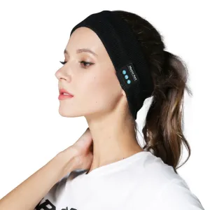Ultra-Soft Breathable Sports Headband bluetooth V5.0 Wireless Connection HStereo Sound Waterproof Music Running Headphone for Jogging Camping Cycling