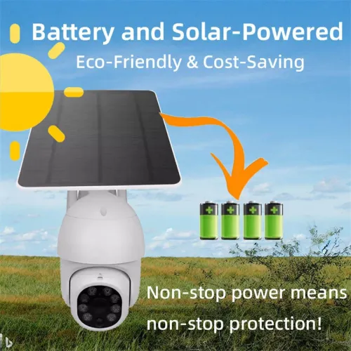TUYA 3MP Solar WIFI 4G Camera HD Monitor Two-Way Audio Motion Tracking Smart APP Eco-Friendly Security Camera
