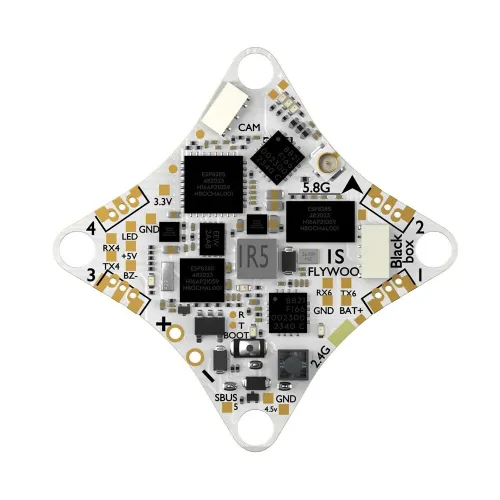 25.5 x25.5mm FLYWOO GOKU F405 ERVT 1S ELRS Flight Controller 5V BEC & 5A 5in1 ESC Built-in 400mw VTX for RC FPV Racing Drone