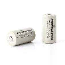 2Pcs RadioMaster 3.7V 900mah 18350 Rechargeable Lithium Battery Pack for Zorro Radio Transmitter