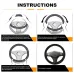 Heated Steering Wheel Protective Cover Universal Car Fast Hand Warmer Car Steering Wheel Heater Auto Parts Hand Warmer