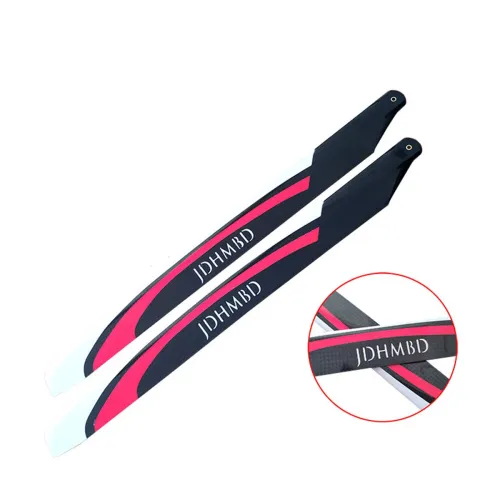 JDHMBD Carbon Fiber Helicopter Main Blade 86/95/105/360/380/510/560mm For ALIGN ALZRC RC Helicopter Parts