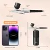 Portable Mini Airbrush with Compressor 23 psi 12V Rechargeable Wireless Airbrush for Nail Art Cake Decoration Facial Moisturizing and Model PaintingPremium Aircraft Aluminum Alloy