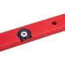 Red 300-880mm Aluminum Alloy Rail Miter Bar Slider Sliding Bar Table Saw Gauge Rod Miter Gauge for T-slot T-track Miter Track Jig Fixture Slot Router Table Woodworking Tool