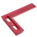 L Type 160/200mm Aluminum Alloy Woodworking Square Hole Positioning Metric Measuring Ruler Carpenter Scriber