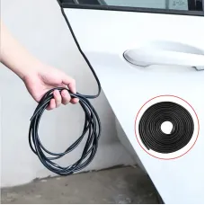 Car Door Edge Guard Strip  Car Door Edge Protector 5m Black Universal Anti-Scratch Protective Trim Anti-Scratch Car Door Protector Soundproof Seal Guard Strip Anti-Collision Bottom
