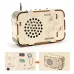 Small Science Technology Mini Wooden DIY Radio Models Handmade Homemade Assembly Puzzles Color Crafts