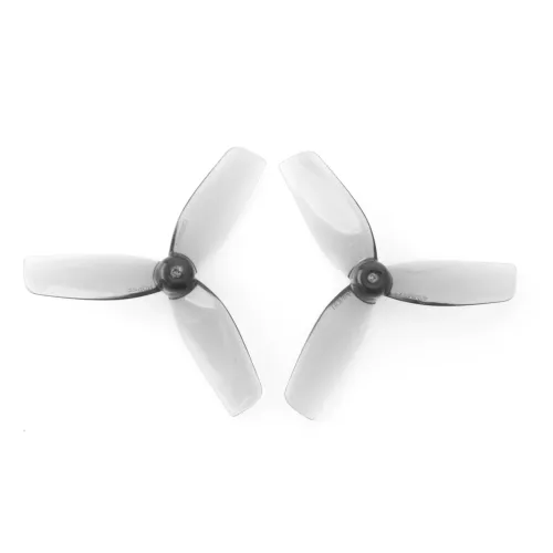 2 Pairs HQProp Micro Whoop 40MM 1mm Hole 3-blade Grey CW CCW Poly Carbonate Propeller for Whoop FPV Racing Drone