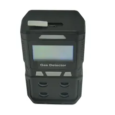 Multi-Gas Detector Alarm Light Portable Gas Detector with H2S O2 CO and Combustible Gas Detection Audible Visual Vibration Alerts High Precision Rechargeable Battery Suitable for Industrial Applications