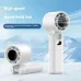 Handheld Fan Mini Fan with Digital Display 180 Folding Multi-Angle Air Supply USB Fan 3600mAh High Speed Fan