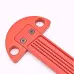 T-Square Ruler Aluminum Alloy Anodized Finish 1/32 Inch/1MM Precision Hole Spacing Ergonomic Design for Craftsman
