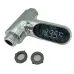 LED Display Household Water Shower Thermometer 5-85  Flow Self-Powered Water Thermometer Monitoring Baby Care Energy Smart Meter