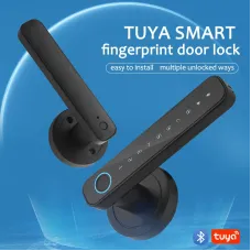 Tuya Smart Door bluetooth Lock Intelligent Anti-theft Door Lock Dynamic Password APP Fingerprint Key Unlock Home Lock