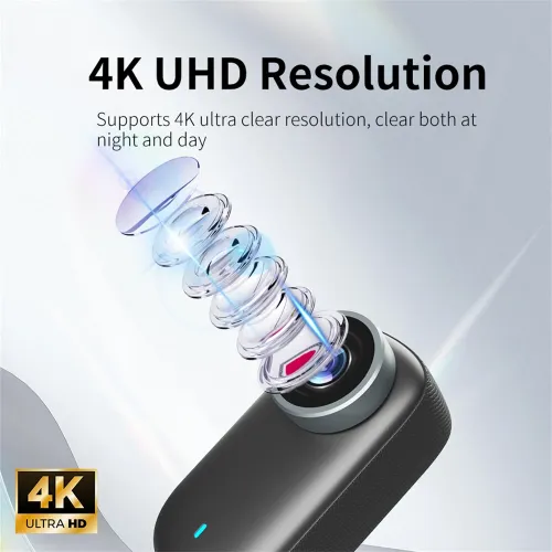 M11 Action Camera 4K WiFi HD Recorder 1/3 inch Sensor Thumb Camera with 1.47Inch Display Magnetic Design Wide Angle Lens