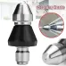3/8" 1/4'' Quick High Pressure Washer Sewer Cleaner Nozzles Washing Machine Drain Pipe Dredging Cleaning Nozzle