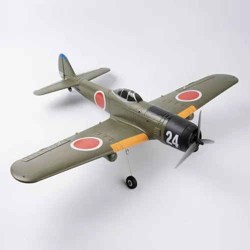 Kootai Ki84 WWII Fighter 690mm Wingspan 2.4GHz 4CH Built-in Gyro 3D/6G Switchable One Key Aerobatics EPP RC Airplane BNF/RTF Supports SBUS GPS for Beginners