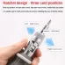 Multifunctional Ratchet Screwdriver Set 8 in 1 Adjustable Angle CR V Steel Bits Quick Release Lightweight Compact Maintenance Tool