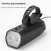 BENGGUO 120DdB Wire-controlled Horn 150-300LM Bicycle Headlight 3 modes Flashing Waterproof Type-Charging Bike Front Lights for Outdoor MTB Cycling
