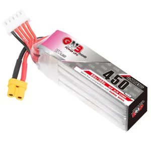 Gaoneng GNB 15.2V 450mAh 80C 4S HV LiPo Battery XT30 Plug for iFlight A85