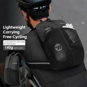 WESBIKING 3L Reflective Warning Cycling Backpack Comfort Fit Lightweight Breathable Portable Waterproof MTB Road Bike Bag for Outdoor Sports Travel