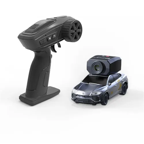 NQD M646 RTR 1/64 2.4G 4WD Mini FPV Drift RC Car Wifi 720P Camera Photos Videos VR App Control Built In Gyro LED Light Desktop Micro 3 Speed On-Road Racing Remote Vehicles Models Toys