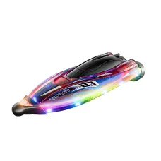 JJRC-S25-YW 2.4G High-Speed RC Boat Dual Brushless Motors Colorful Lights Waterproof Collision-Resistant Vehicle Models