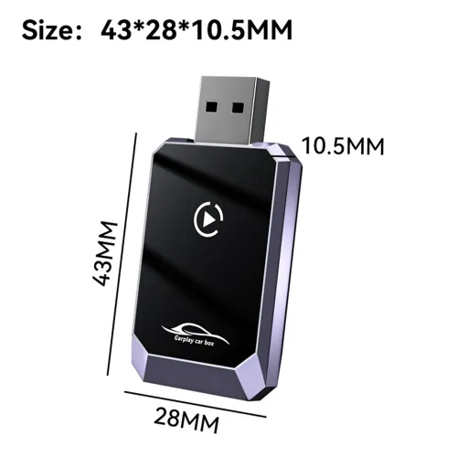 LAESD Q1Y Wireless CarPlay Android Auto Adapter Plug and Play WIFI Bluetooth 5.0 Auto Connection