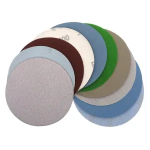 25PCS Assorted Grit Sanding Discs 5 Inch Silicon Carbide Waterproof for Wet and Dry Polishing 1000 to 5000 Grit Compatible with Random Orbital Sanders