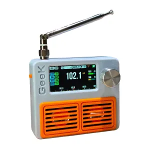 Si4732 Full Band Stereo Portable Radio Pro Version 1.9 Inch IPS Screen 2000mAh Battery Supports FM AM SW LW AIR SSB Network Radio Open Source Design