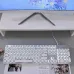 EWEADN TK100 Punk Typewriter Wired Mechanical Gaming Keyboard 104 Keys RGB Light Ergonomics USB E-sports Gamer Keyboards for PC Laptop Computer Plug and Play