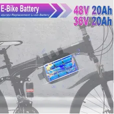 EU/USA Direct HANIWINNEHA225-1 36V 20Ah 720Wh Universal DIY E-Bike Battery- Powered by High-Quality 18650 Lithium-ion Cells | 30A BM| Waterproof | with Charger | Fits 36V 250W-1000W Motor