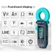WinAPEX 268C Leakge Current Tester Clamp Meter AC 60mA-100A 0.01mA Resolution High Precision Leakage Type-C Rechargeable Digital Multimeter Electrical Tester Backlit LCD Display