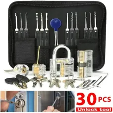 Professional Locksmith Toolkit Reliable Metal Practice Tools Set Ideal for Padlocks DIY Hand Hardware Kit