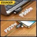 ESSAGER ES-X59 65W Type-C to Type-C+iP Cable PD Fast Charging Data Transmission Copper Core Line 1M/2M Long for iPhone 15 Plus 14 13 for Huawei Pura 70 Ultra for Xiaomi Civi 4 Pro