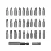 31PCS Drill Bits Set with PH PZ SL H T Sizes and 60mm Extension Rod in Plastic Case Versatile Heavy-Duty and Ideal for All Your Drilling Needs