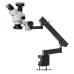 MUSTOOL 3.5X - 90X Articulating Arm Pillar Clamp Zoom Simul Focal Trinocular 4K Stereo Microscope + 34MP Video Camera For Industrial PCB
